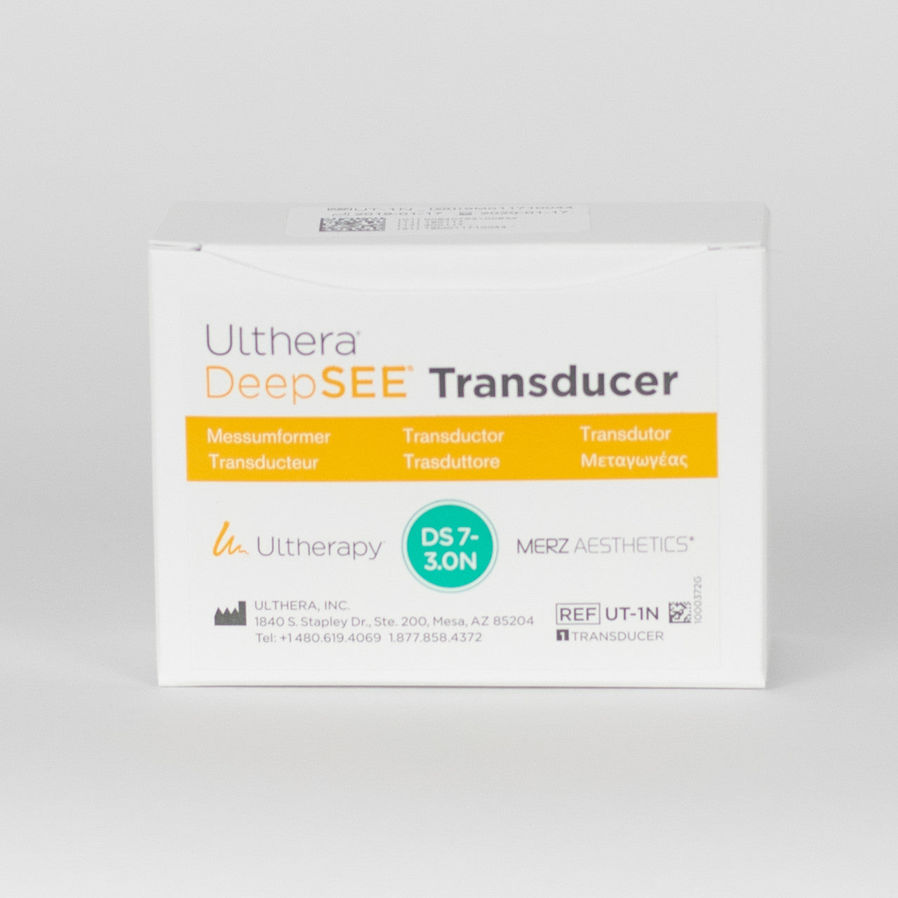 Ultherapy DeepSEE DS 7-3.0 N (Green) Transducer Label
