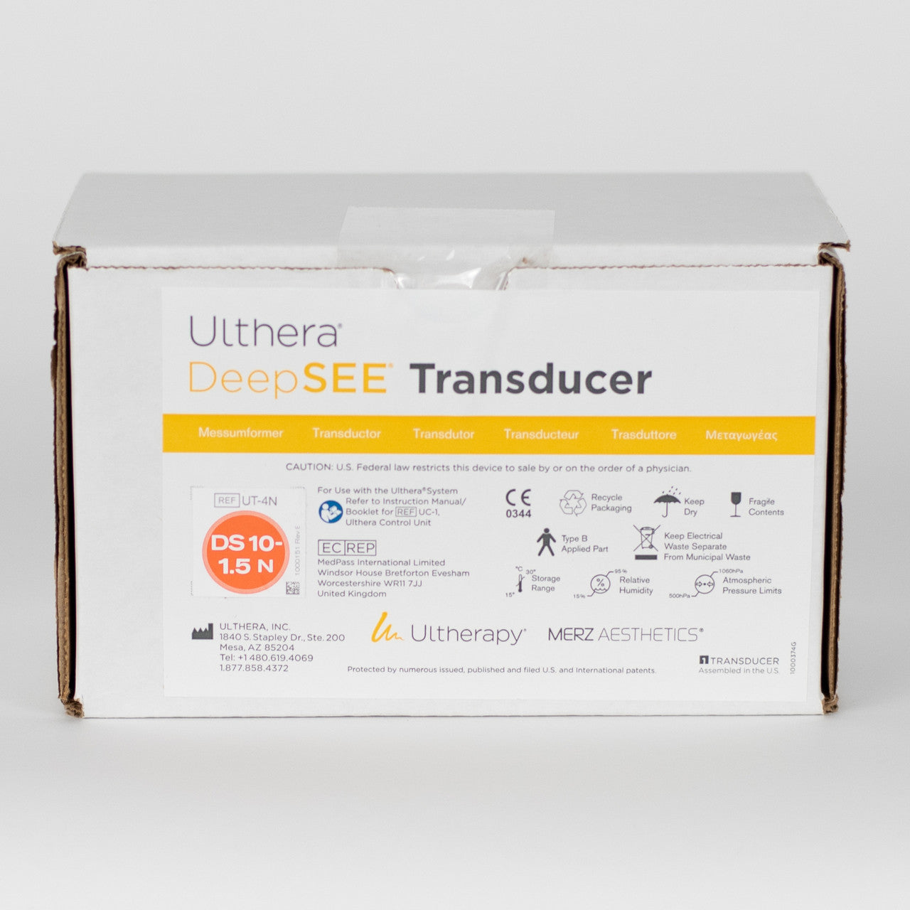 Ulthera DeepSEE DS 10 - 1.5 Narrow (Orange) Transducer