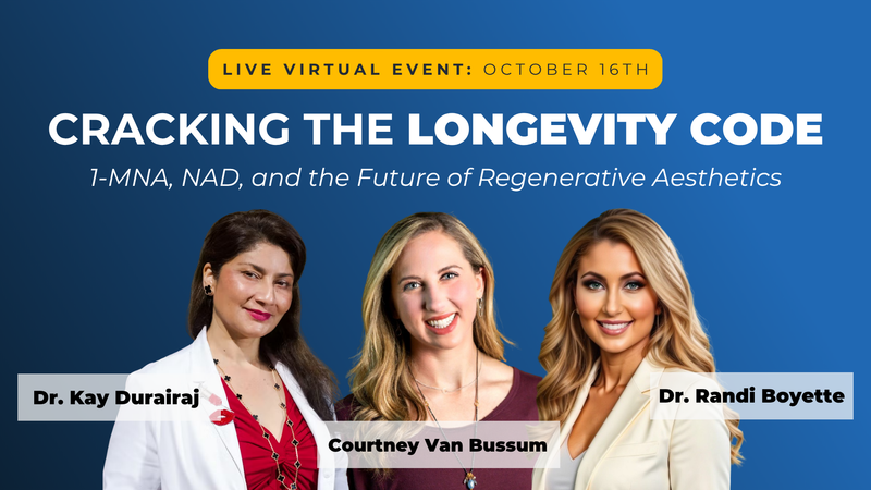 Cracking the Longevity Code: 1-MNA, NAD, and the Future of Regenerative Aesthetics