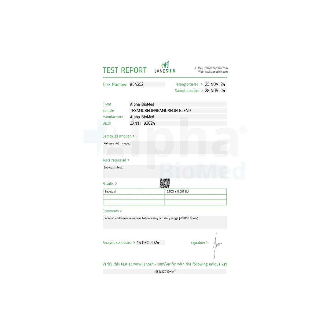 2X Blend Tesamorelin (5mg, 10mg) / Ipamorelin (5mg)