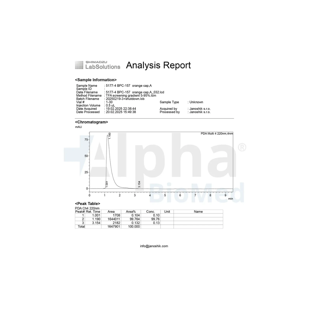 BPC-157 (5mg, 10mg, 20mg)