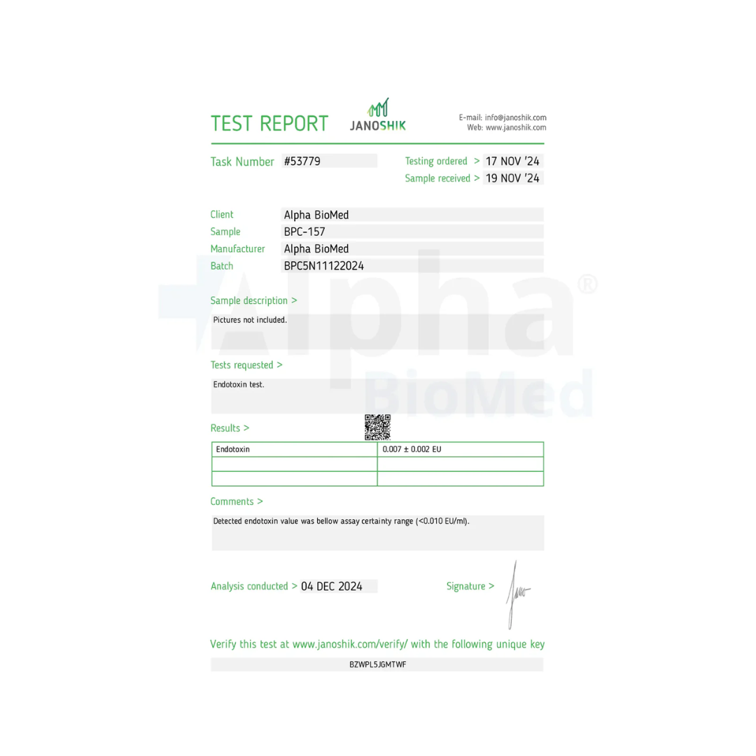 BPC-157 (5mg, 10mg, 20mg)