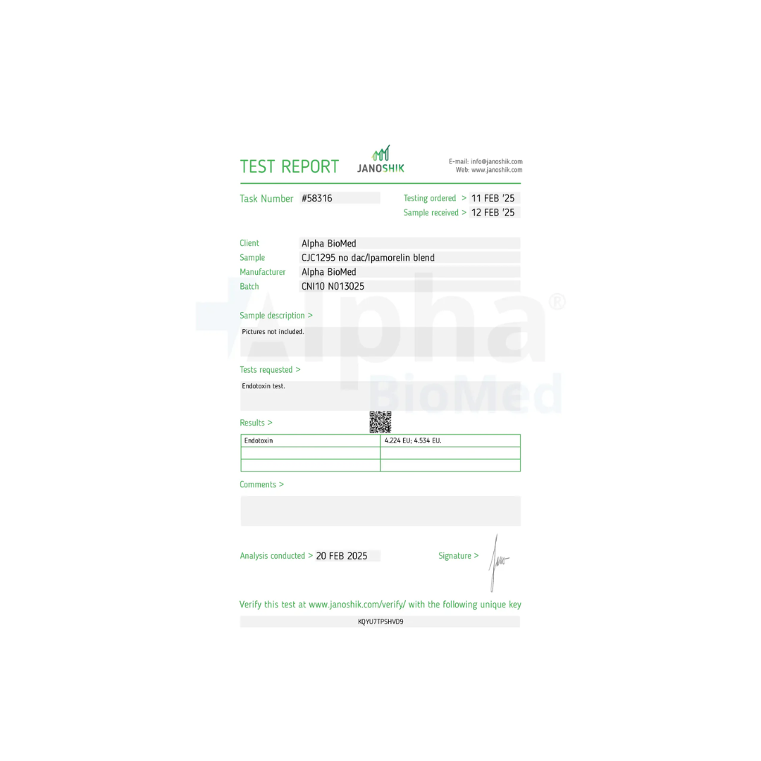 2X Blend CJC-1295 No DAC (5mg) / Ipamorelin (5mg)