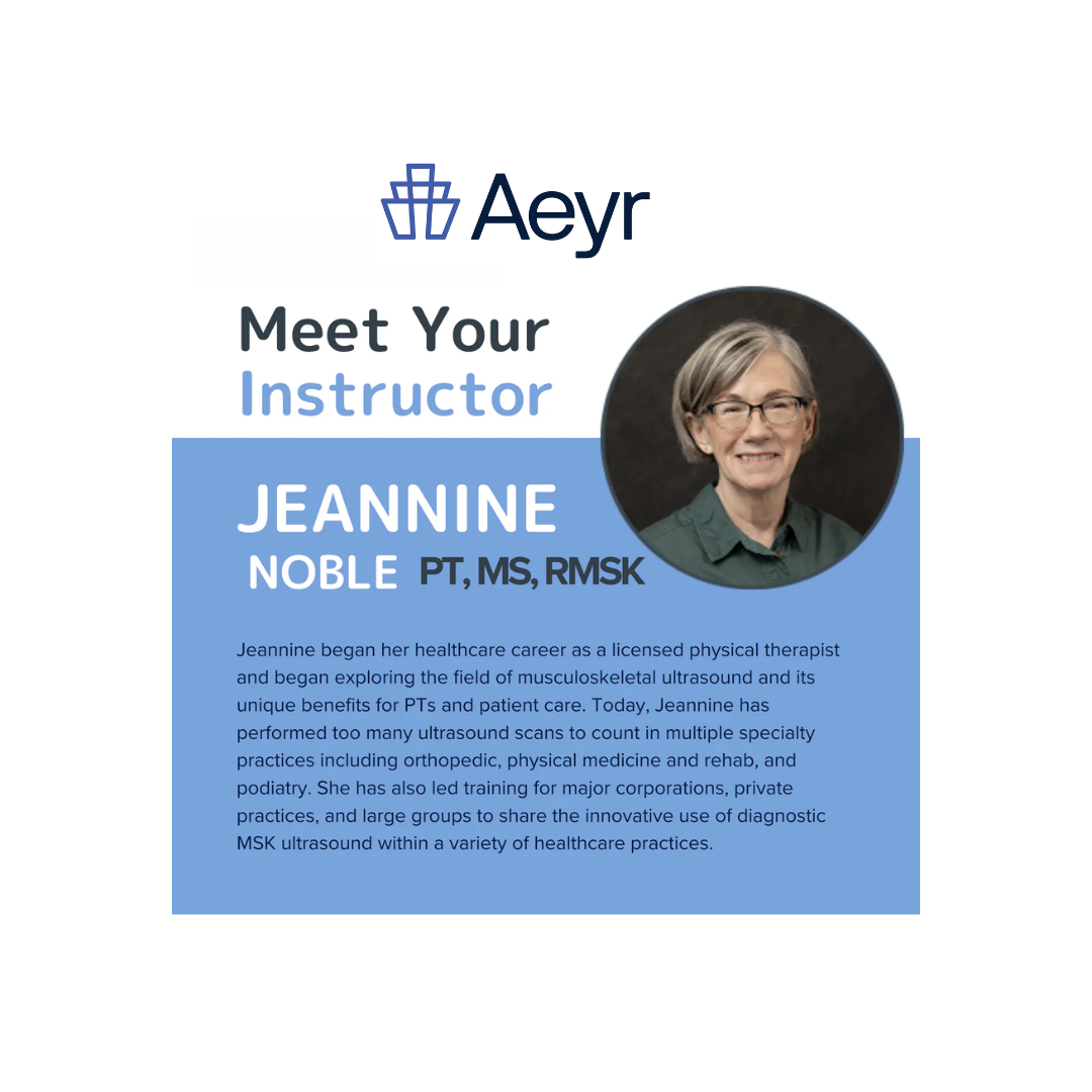 Vscan Air + Aeyr Ultrasound Basics and Guided Needling Course Bundle