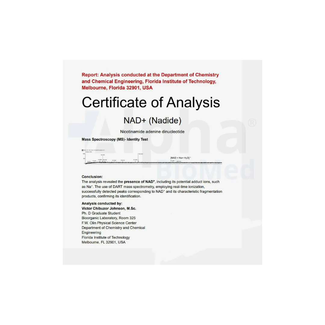 NAD+ (1000mg) Biofermented (5ml Vial) – 3 PACK