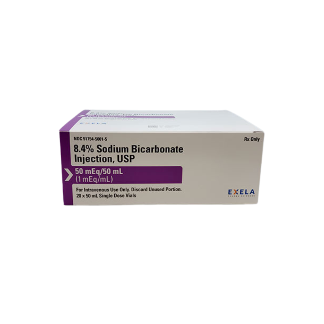 Sodium bicarbonate injection usp 8 4 sdv 50ml 20 bx